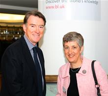 Lord Mandleson and Dame Lynne Brindley Digital Britain Summit