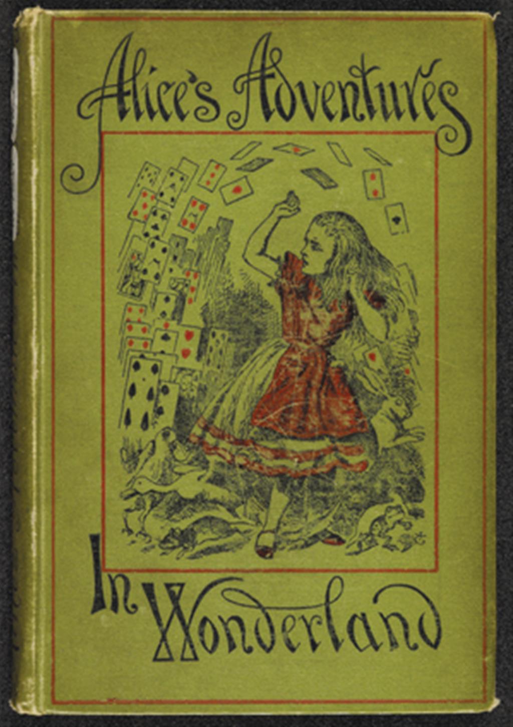 alice in wonderland original book cover