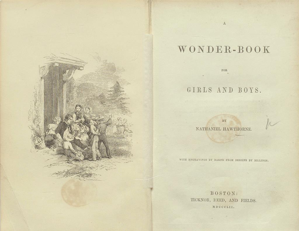A Wonder Book for Girls and Boys cover image