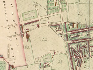 Map of the Parish of St Pancras